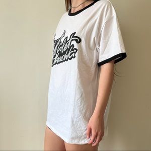 violet chachki logo ringer tee